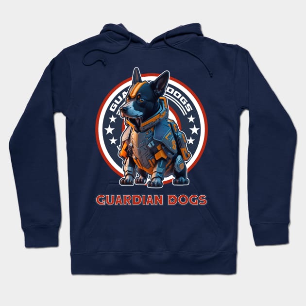 Guardian Dogs Hoodie by Pictozoic